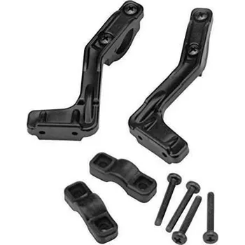 Motocyklový chránič RENTHAL uchycení pod náhradní plastové kryty rukojetí, barva černá - pro HG-100-WT