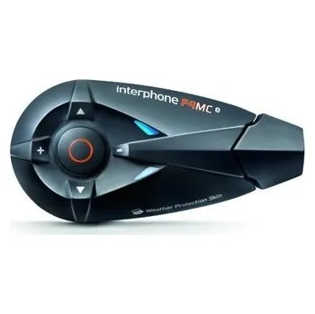 Interkom na motorku Bluetooth handsfree pro uzavřené a otevřené přilby CellularLine Interphone F4MC - 1x interkom
