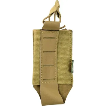 Taktická MOLLE sumka na 1x M4 zásobník - Coyote Brown, CONQUER Tactical Gear