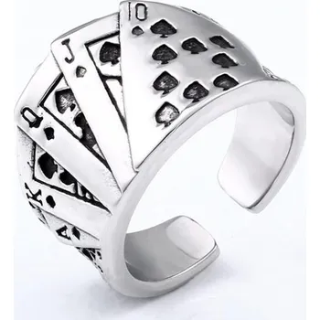 Prsten Chirurgická ocel prstýnek karty