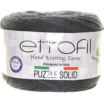 Příze Etrofil Příze Puzzle Solid tmavě šedá PS 016