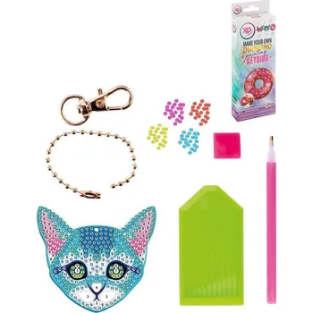 GRAFIX Diamantové malování Výroba klíčenky set přívěsek na klíče 3 druhy