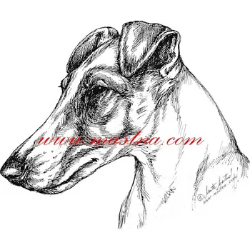 Samolepka foxteriér c647 - Malá - přibližně jako pohlednice