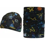 Čepice zimní + Multifunkční zateplený nákrčník PINGU - RUBY + RAT 66 L/XL Polyester Thermo 66