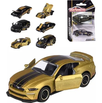 autodráha Majorette Auto Limited Edition serie 9 černo-zlaté kovové 6 druhů