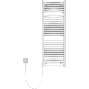 Topný žebřík do koupelny elektrický Korado Koralux Rondo Max-E 1820x600mm 1000W bílá