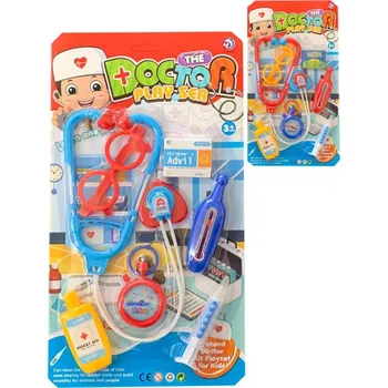 Dětská kuchyňka Doktorská souprava dětské lékařské potřeby set 7ks 2 druhy plast