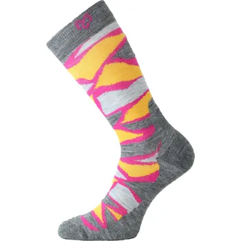 Dámské ponožky WLJ merino ponožky - Růžová 408 / (38-41) M / Růžová