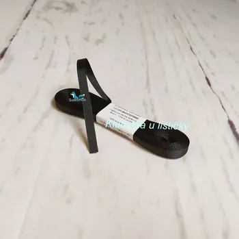 Stuha Český výrobce Taftová stuha 6mm 900 - černá