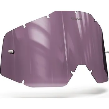 Motocyklové brýle náhradní plexi pro brýle 100% pro brýle 100% Racecraft/Accuri/Strata, ONYX LENSES fialové s polarizací