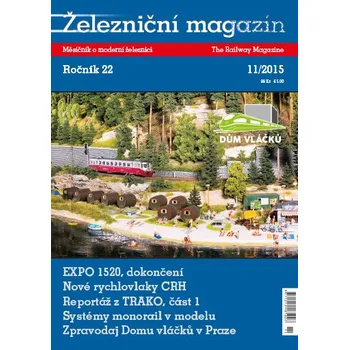 Časopis Železniční magazín 11/2015 Literatura zm1511