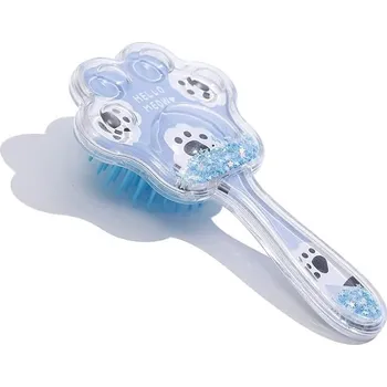 Koupelnová předložka Kartáč na vlasy kočičí tlapka - 4 varianty Barva: modrý kartáč - modrá tlapka