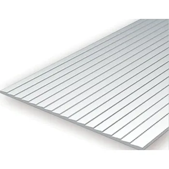 deska 150x300x1,0mm s reliéfem "prkna přes sebe" rozteč 1,0mm Evergreen 4041