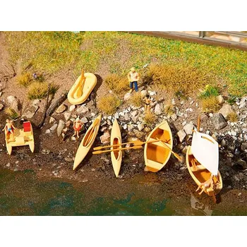 Modelová železnice sada loděk a šlapadel Faller 130513