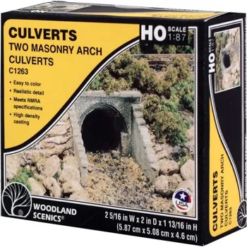 Modelová železnice vodní propustek zděný Woodland Scenics C1263