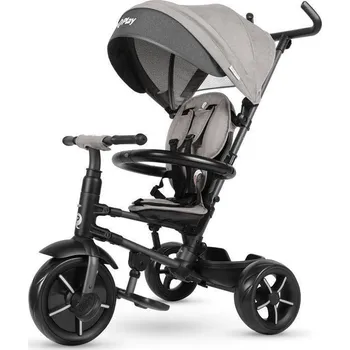 Dětská tříkolka QPLAY Tříkolka Rito star skládací, věk 10 - 72 měsíců Grey