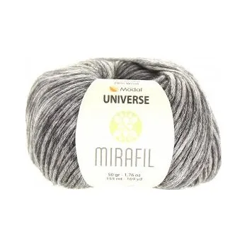 Příze Mirafil Příze Universe Solid 460 - šedá melange