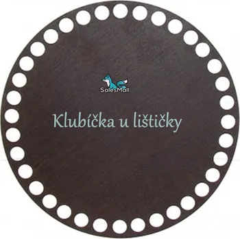 Dno na košík wenge, kruh 15cm