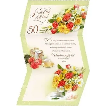 ARGUS Přání k 50. narozeninám 15-7060c50