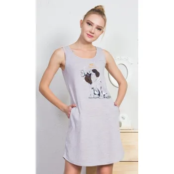 Dámské šaty Dámské domácí šaty Buldoček Velikost: M