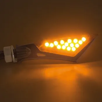 Osvětlení pro motocykl LED blinkry Sword na motorku, tónované sklo, černá, M10