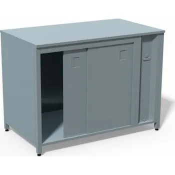 Jídelní stůl Režon ohřívací stůl s posuvnými dvířky 140x70x90 cm