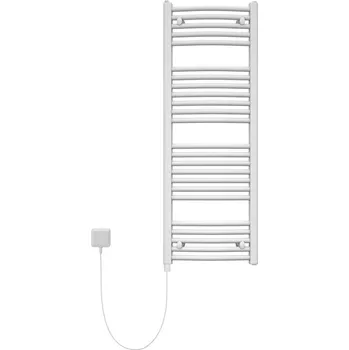 Radiátor Topný žebřík do koupelny elektrický Korado Koralux Rondo Comfort-E 1820x450mm 700W bílá
