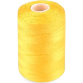Nit Polyesterové nitě pro overlocky i klasické šití NTF 40/2 1000 m žlutá