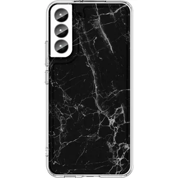 Pouzdro na mobilní telefon Kryt STYLE Samsung S23 pevný Mramor černý (obal neboli pouzdro na Samsung S23)
