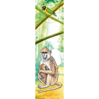 Záložka Akim Záložka do knihy 3D Safari pavián 21cm tvrdý karton