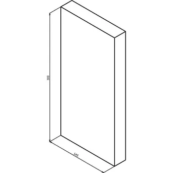 Krbová kamna NDV-000054 - FL09K01 - Šamotová cihla 300x145x30