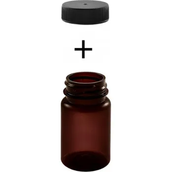 Láhev Plastová láhev hnědá 60ml