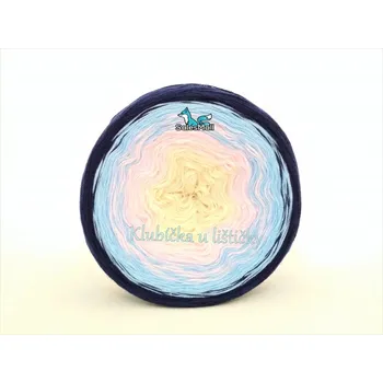 Příze YarnMellow Duhová příze Butterfly 7 - Lehkost