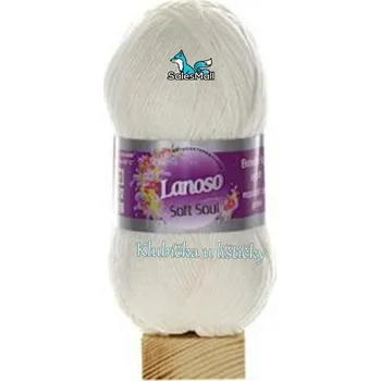 Příze Lanoso Soft Soul 901 - krémová