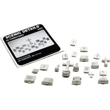 Modelová železnice náhrobní kameny Woodland Scenics D201