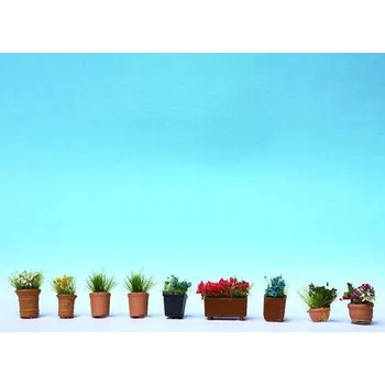 Modelová železnice květiny v květináčích Noch 14031