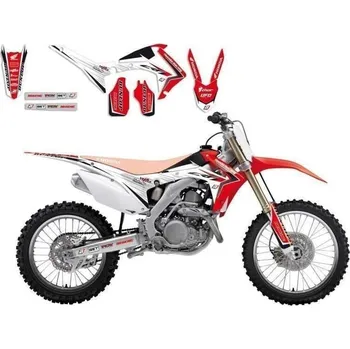 Samolepicí dekorace na vozidlo BLACKBIRD sada ochranných nálepek HONDA CRF 450R 13-16, CRF 250R 14-17 LINEAR