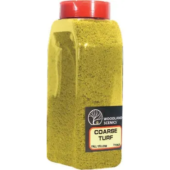Modelová železnice posyp hrubý žlutý Woodland Scenics T1353