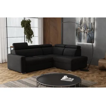 Sedací souprava Sedací souprava Petrit II pravá Kronos černá