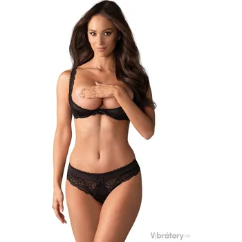 Dámská erotická podprsenka Dámská podprsenka se čtvrtinovými košíčky Obsessive Miamor, L/XL