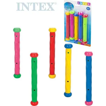 Intex Tyčinka barevná na hraní do vody set 5ks lovení tyčinek na kartě 55504