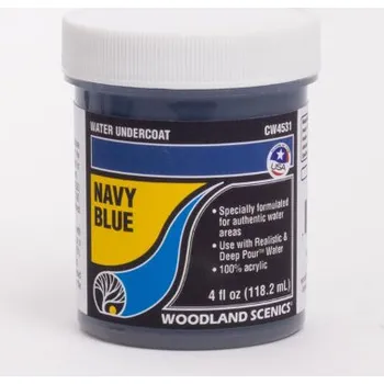 Modelová železnice barva na vodní podklad modrá Woodland Scenics CW4531