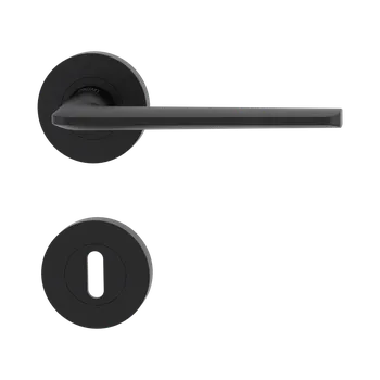 Dveřní kování GK - REMOTE - R rozety BB, klika/klika Grafit černá (28)