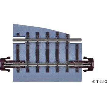 Modelová železnice kolej B rovná vyrovnávací levá G5 36 mm Tillig 83728