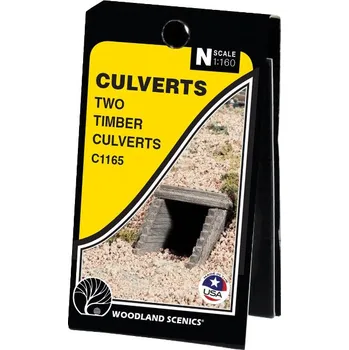 Modelová železnice vodní propustek dřevěný Woodland Scenics C1165
