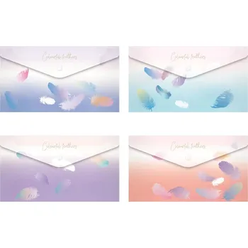 Složka M druk DL PP potisk LUX mix č.1 pírka