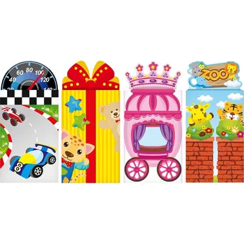 samolepka Samolepky 3D hrací set mix 1002