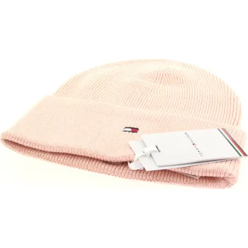 Čepice TOMMY HILFIGER Dámská růžová čepice AW0AW15309-TMF-733 Velikost