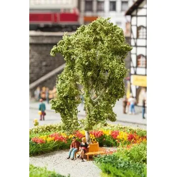 Modelová železnice bříza s lavičkou Noch 21642