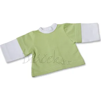 Triko zelené s dvojitým rukávem 38 - 42cm